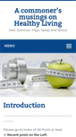 Mobile Screenshot of dietexerciseyoga.com